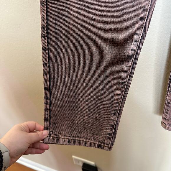 One Teaspoon Streetwalkers High Waist 80s Fit Denim Jeans Acid Wash Sz 22 Grunge - Picture 7 of 9